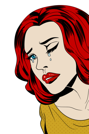 —Pngtree—crying red haired woman pop_6843757
